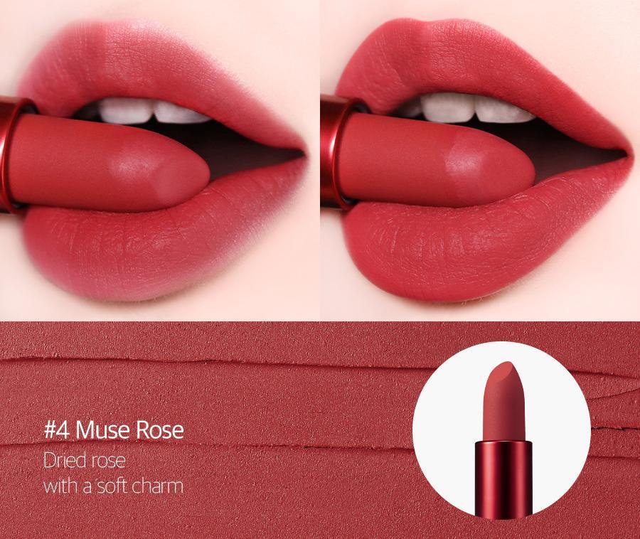 [TooCoolForSchool] Artclass Lip Velour #4 Muse Rose 3.5g