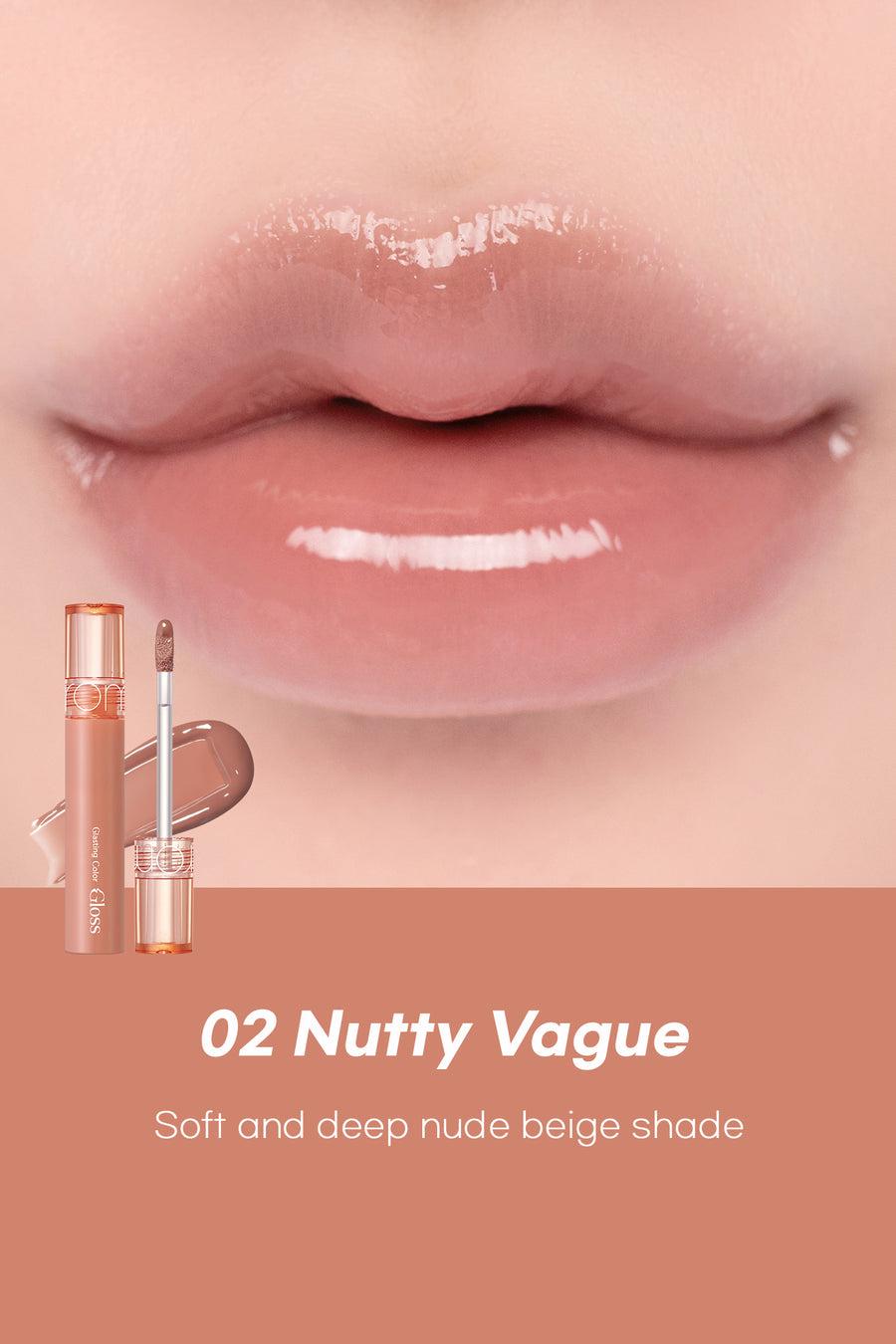 [Romand] Glasting Color Gloss 4g - 02 Nutty Vague