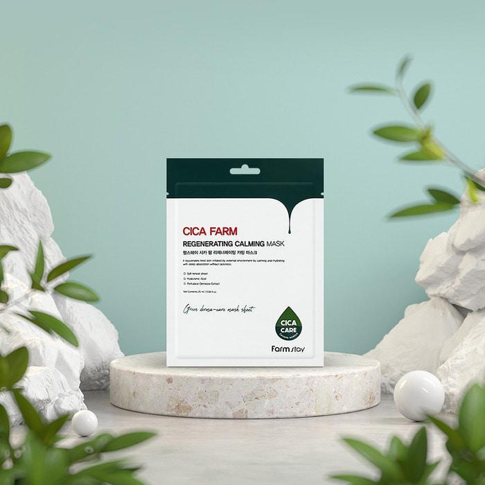 [Farmstay] Cica Farm Regenerating Calming Mask 25ml*10pcs