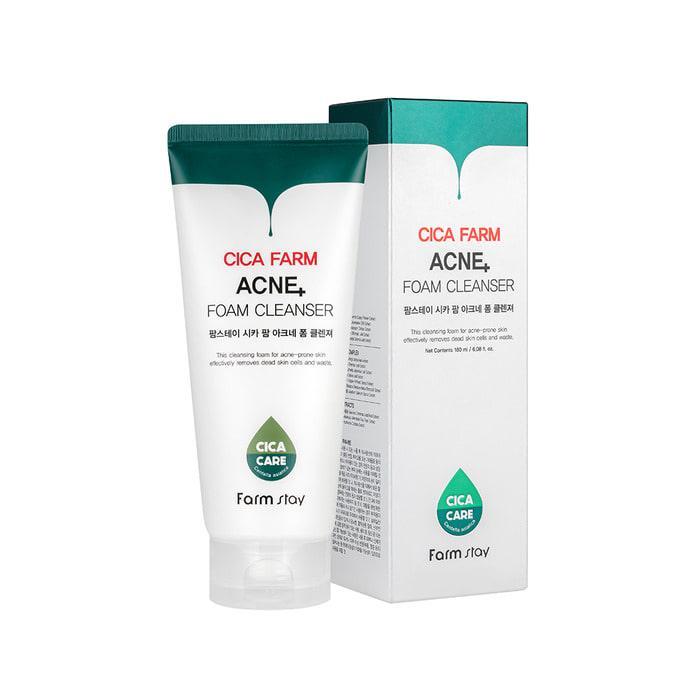 [Farmstay] Cica Farm Acne Foam Cleanser 180ml