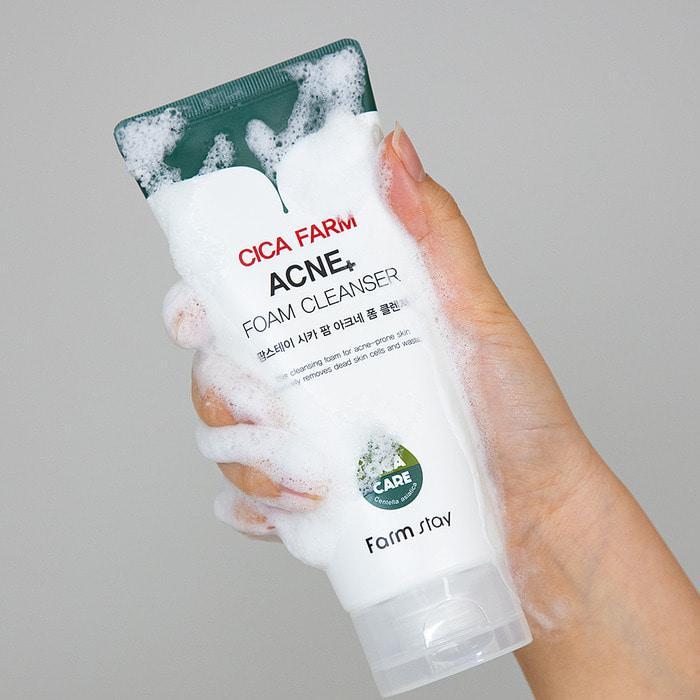 [Farmstay] Cica Farm Acne Foam Cleanser 180ml