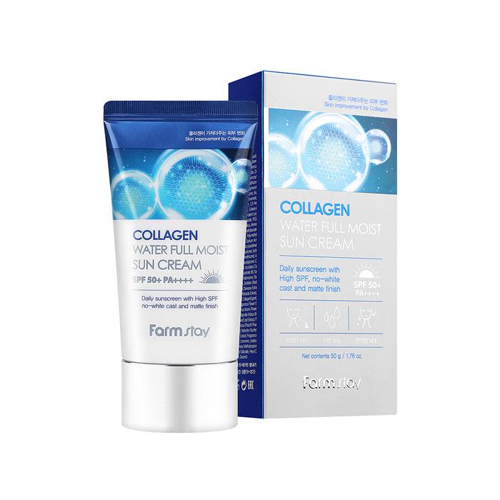 [Farmstay] Collagen Water Full Moist Sun Cream - 50g