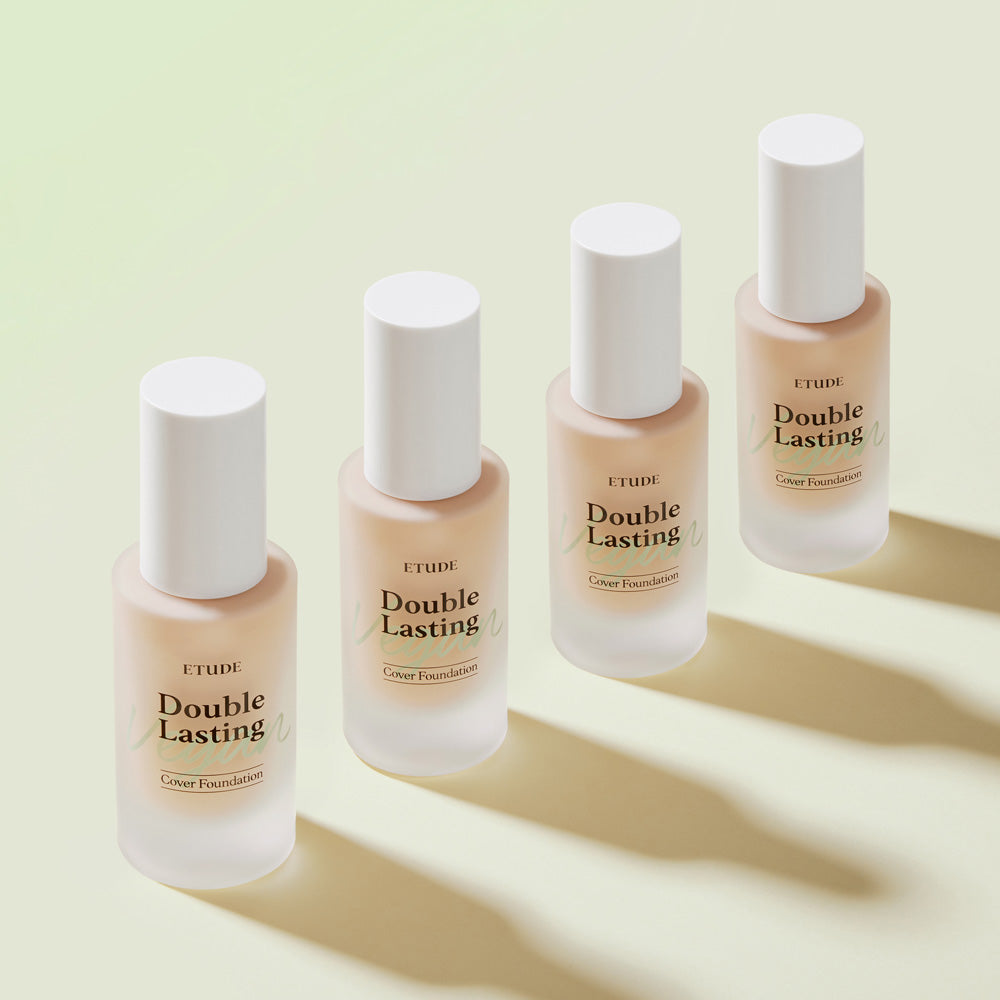 [Etudehouse] Double Lasting Vegan Cover Foundation 30g -No.17C1 Light Vanilla