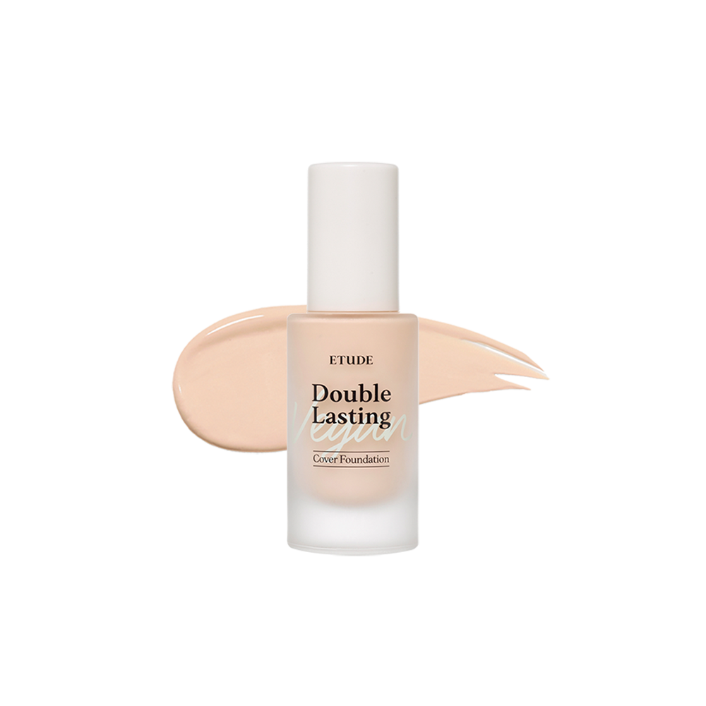 [Etudehouse] Double Lasting Vegan Cover Foundation 30g -No.19N1 Vanilla