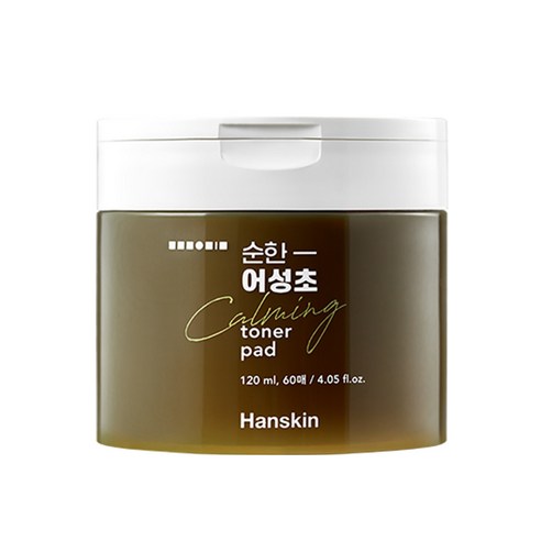 [hanskin] Calming Toner Pad 60pcs 120ml