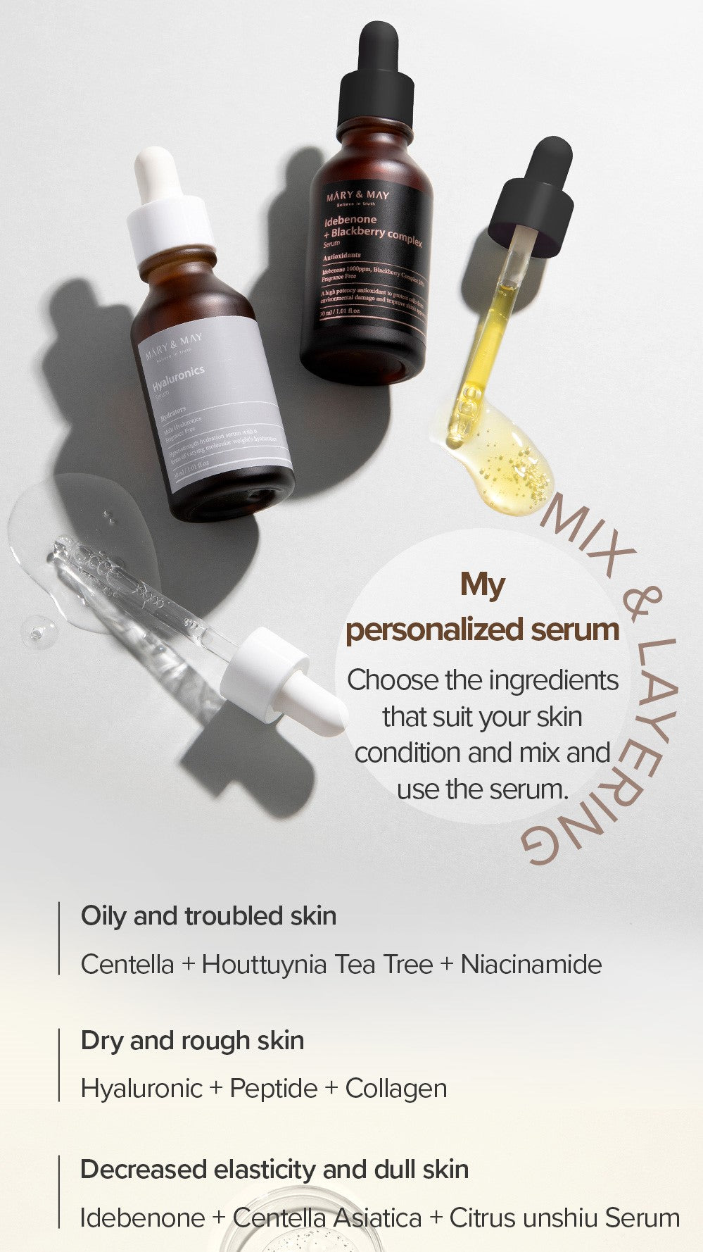 [MARY&MAY] Idebenone + Blackberry Complex Serum - 30ml